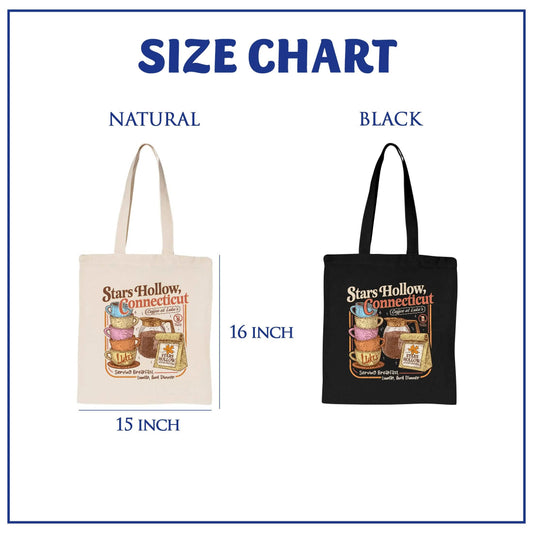 Luke's Coffee Connecticut Tote Bag PTS1431