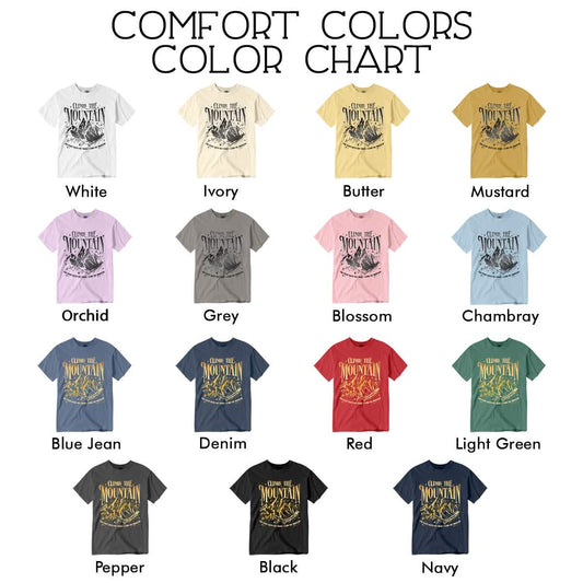 ACOSF Climb The Mountain Nesta SJM Fan Comfort Colors Shirt PTS139