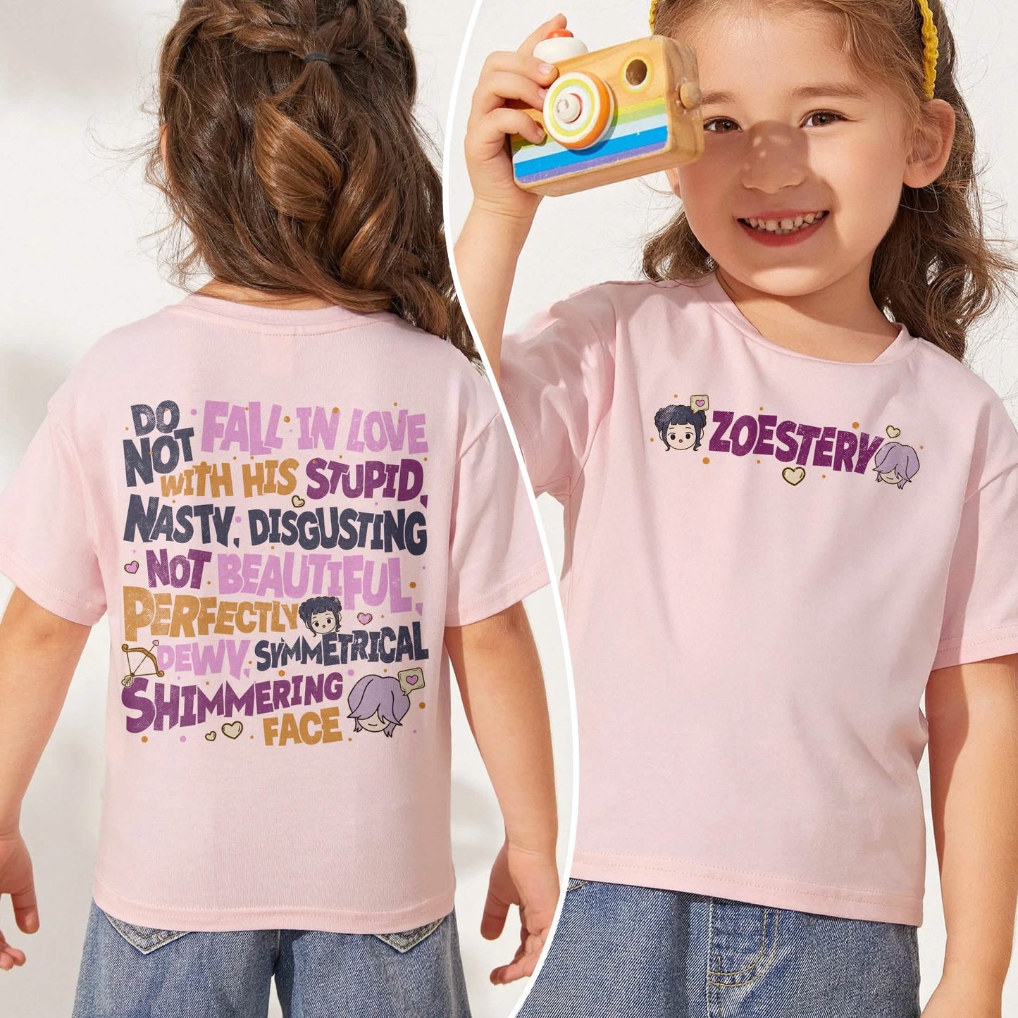 Zoeystery Huntrix Kpop Hunter Mystery Saja Boys Comfort Colors Youth Shirt PTS1475