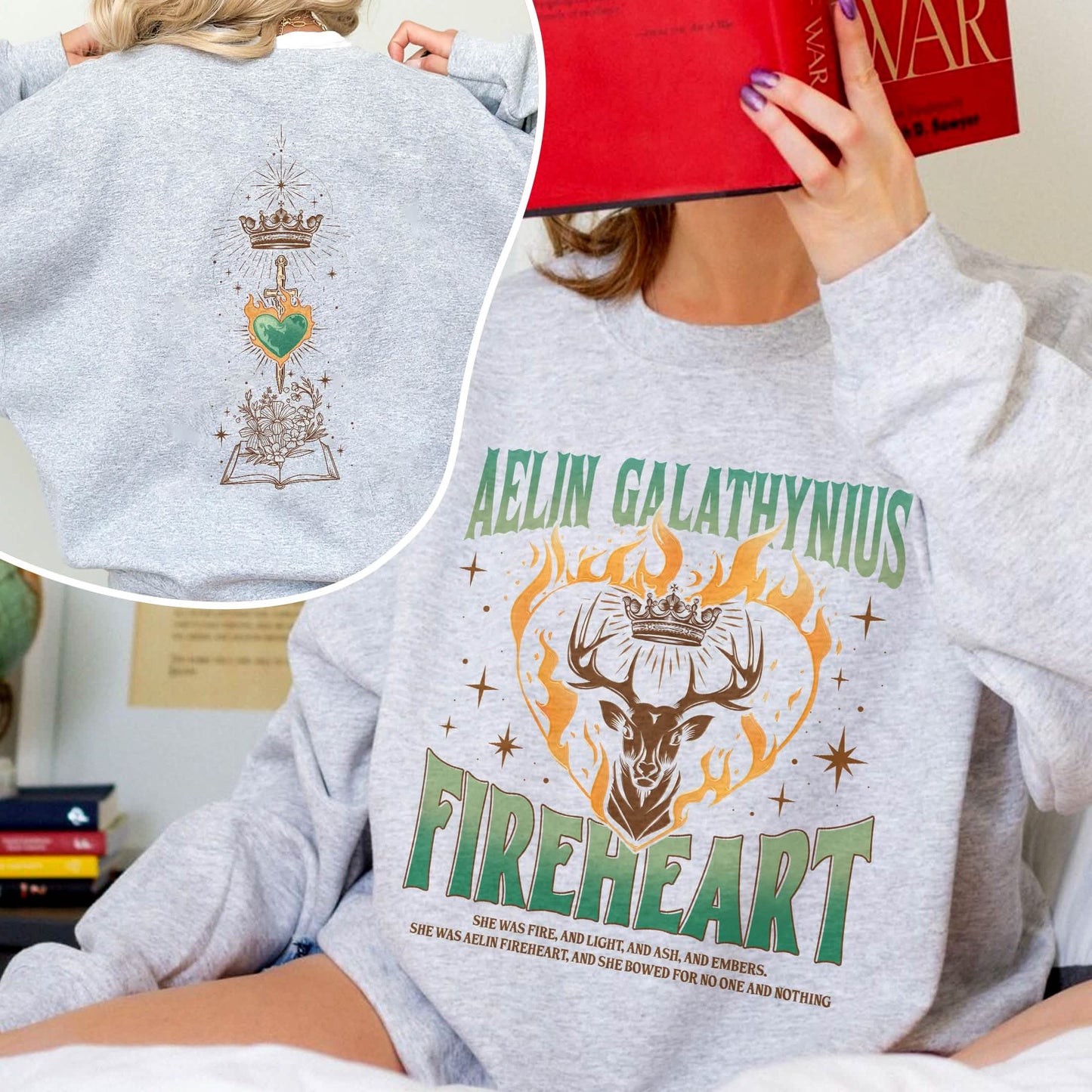 Aelin Galathynius Fireheart Sweatshirt PTS453