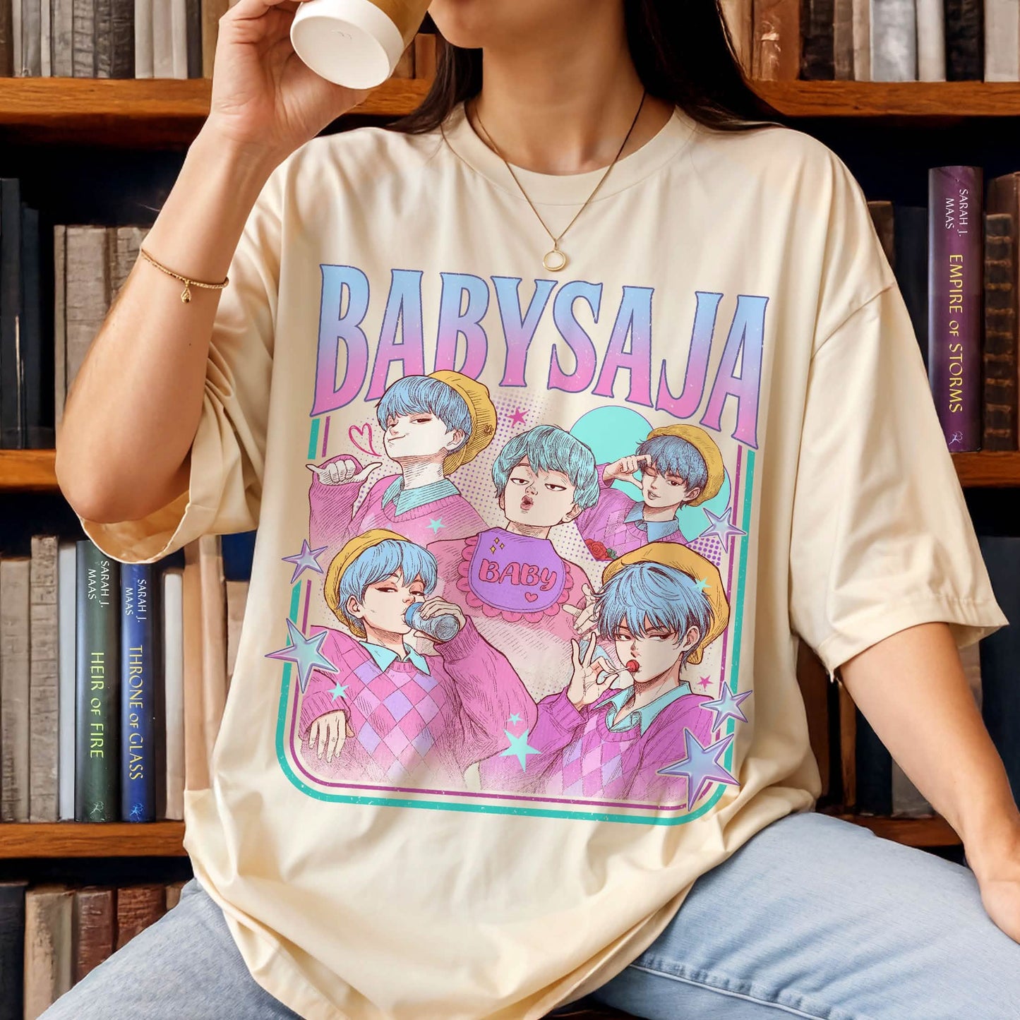 Baby Saja Retro Bootleg Shirt Comfort Colors PTS1482