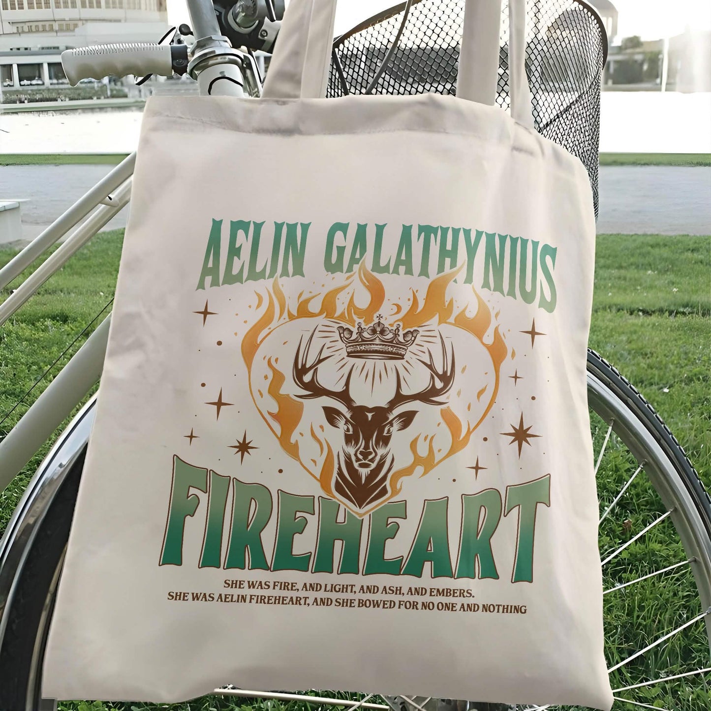 Aelin Galathynius Fireheart Tote Bag PTS453