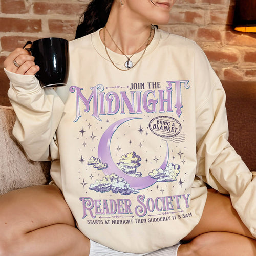 Night Owl Reader Sweatshirt PTS1255
