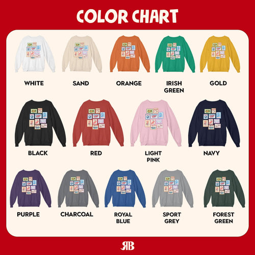 Emily Henry Books Stamp Sweatshirt PTS1283