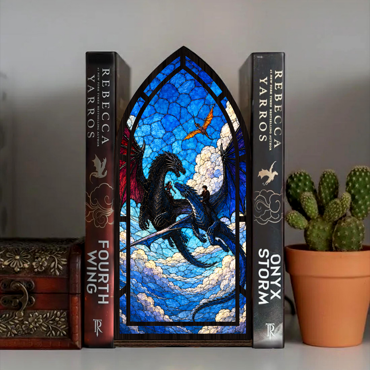 Fourth Wing Fantasy Book Nook PTS6656