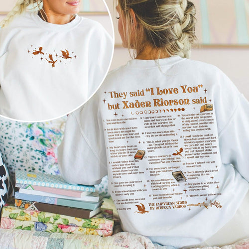 Xaden Riorson Quote Sweatshirt PTS1080