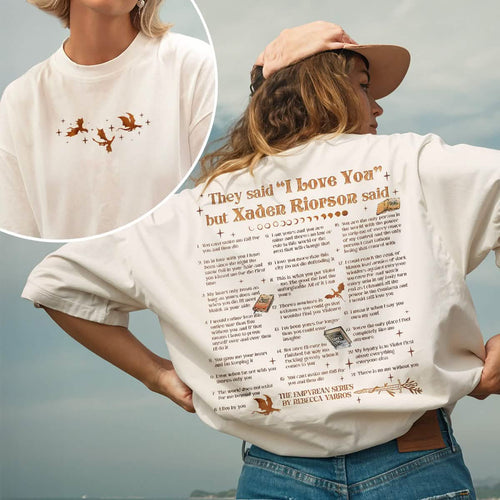 Xaden Riorson Quote Comfort Colors Shirt PTS1080