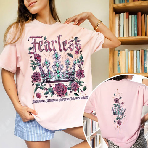 Powerless Bookish Fearless Comfort Colors Shirt For Fan PTS1111