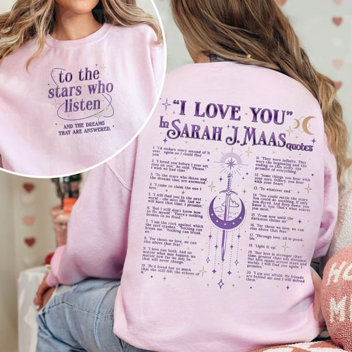 I Love You In SJM Quotes Sweatshirt PTS1125