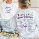I Love You In SJM Quotes Sweatshirt PTS1125