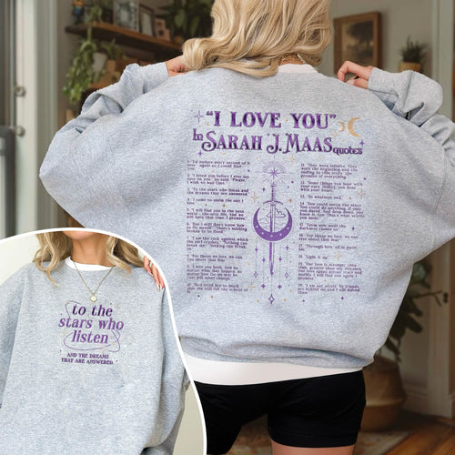 I Love You In SJM Quotes Sweatshirt PTS1125