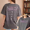 I Love You In Book Quotes Comfort Colors Shirt PTS1175