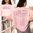 I Love You In Book Quotes Comfort Colors Shirt PTS1175