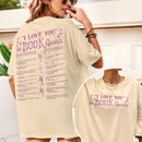I Love You In Book Quotes Comfort Colors Shirt PTS1175