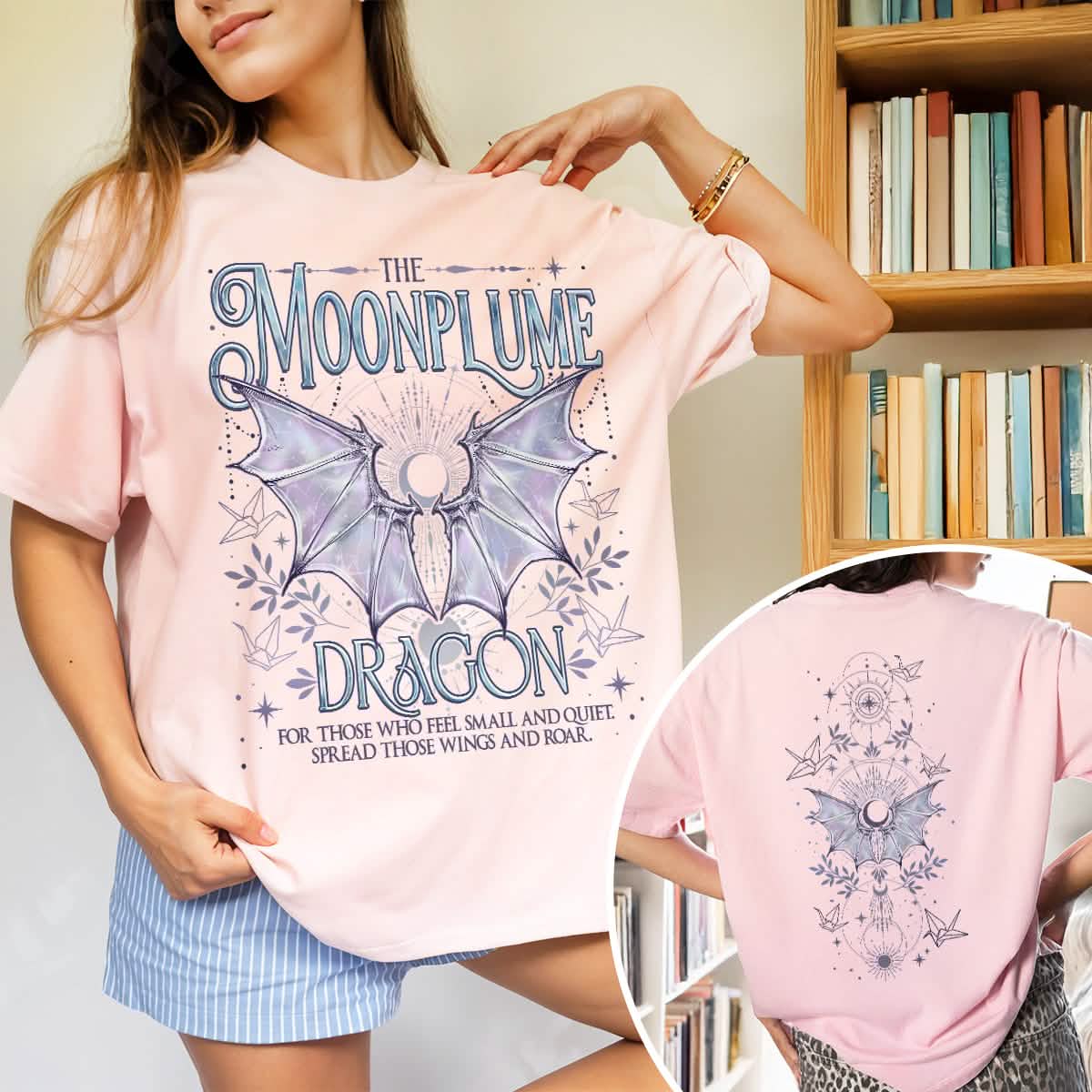 Dragon Moonplume Book Comfort Colors Shirt PTS1178