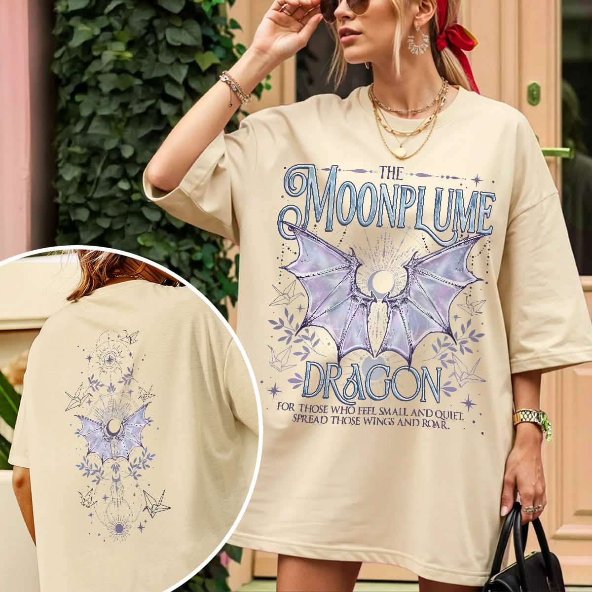Dragon Moonplume Book Comfort Colors Shirt PTS1178