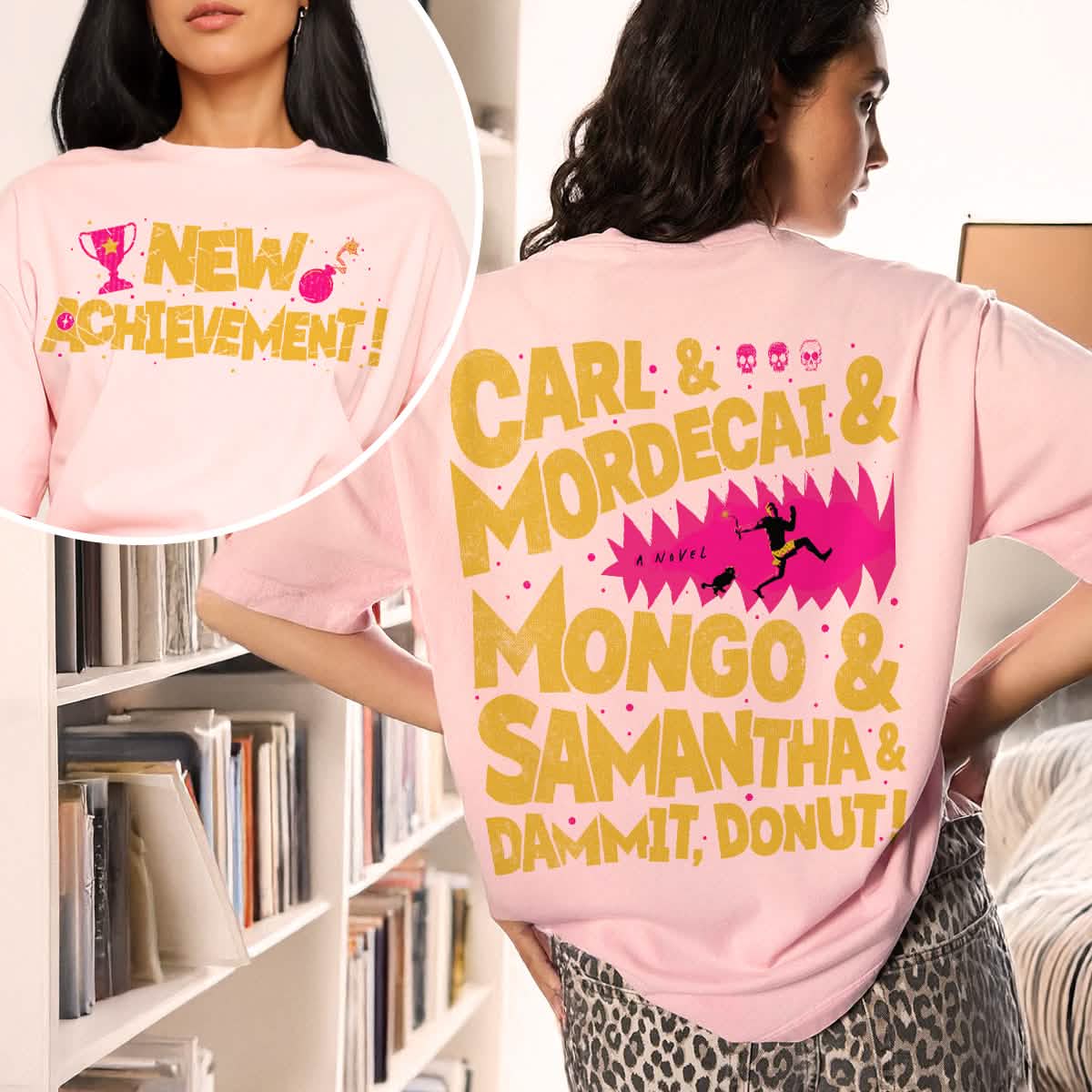 New Achievement Dungeon Crawler Carl Two-Sided Comfort Colors Shirt PTS1193
