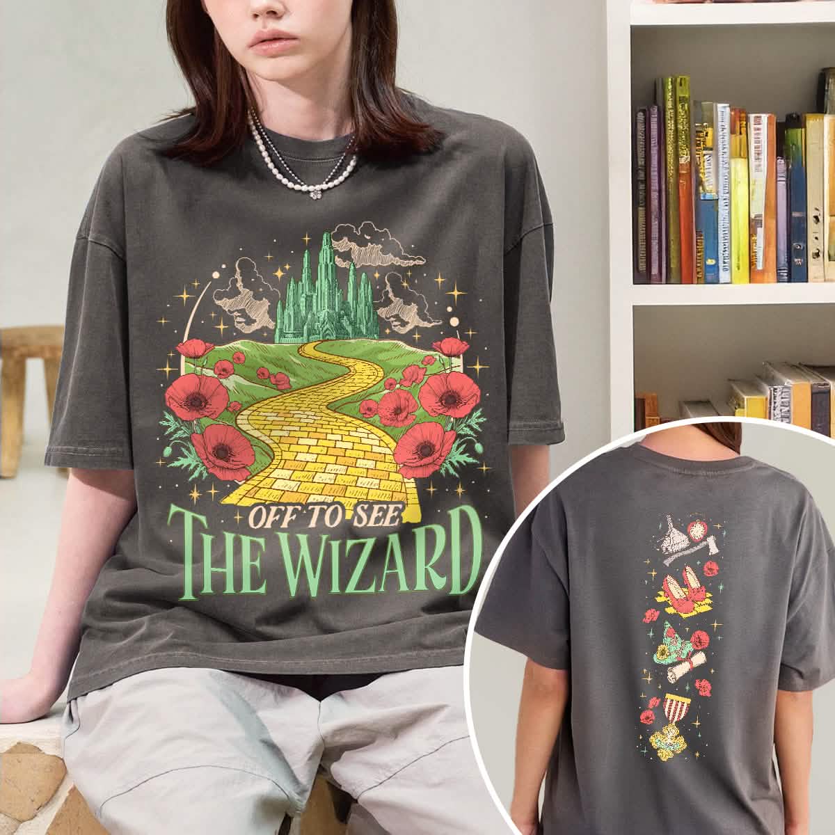 Off To See The Wizard 2 Sided Comfort Colors Shirt PTS1842