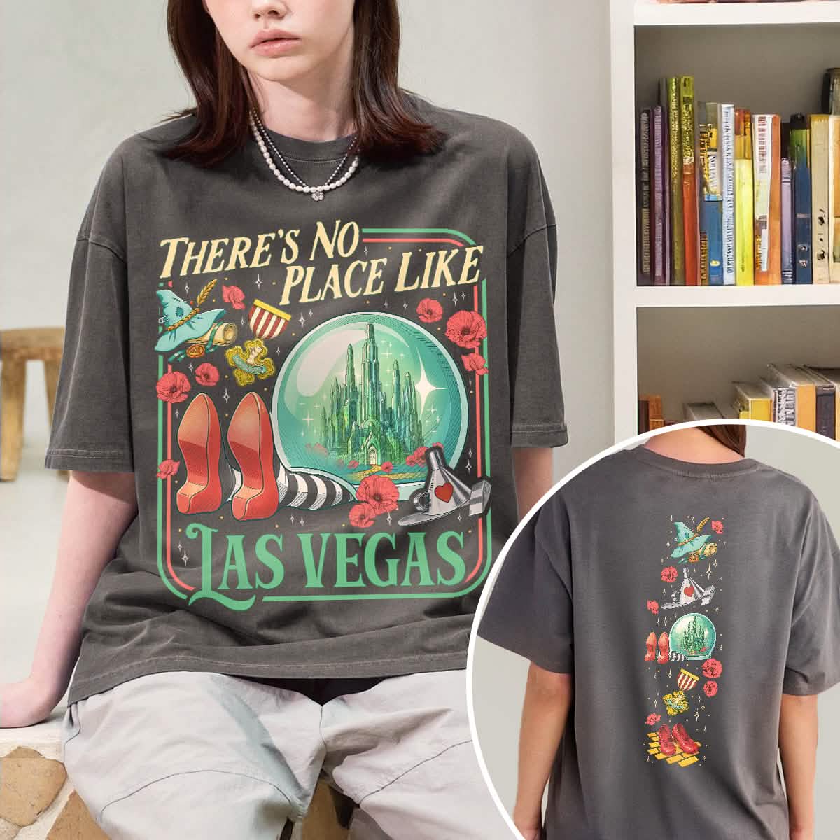 Wicked No Place Like Las Vegas Shirt Comfort Colors Shirt PTS1752