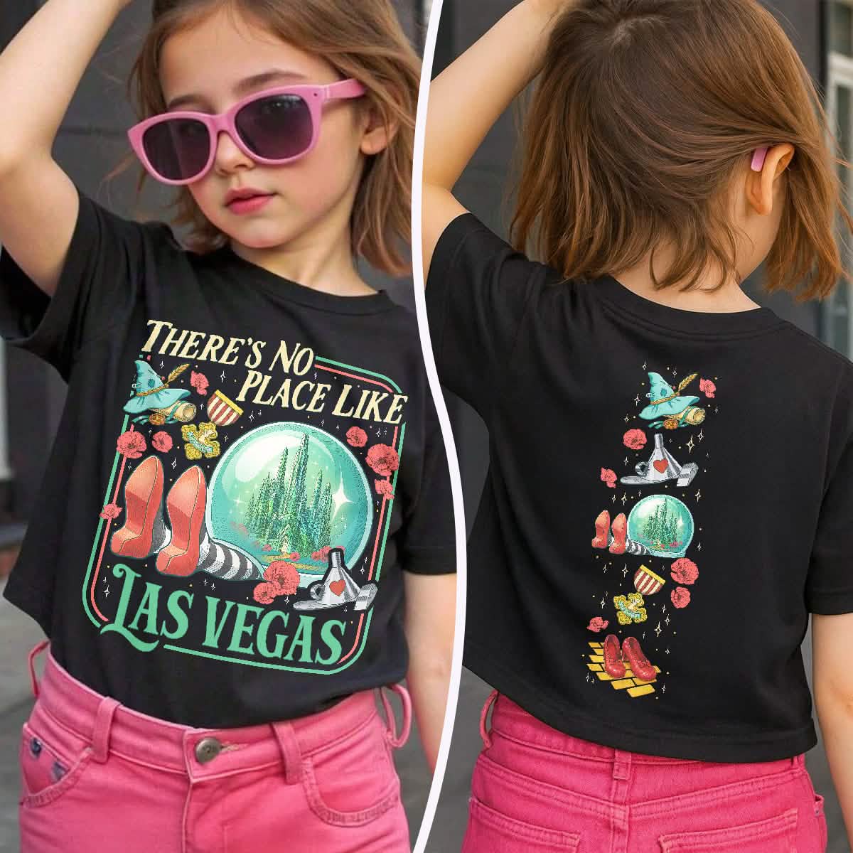 Wicked No Place Like Las Vegas Shirt Comfort Colors Youth Shirt PTS1752