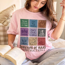 Acotar Survivor of Maas Destruction Fantasy Stamps Book T-shirt PTS9269