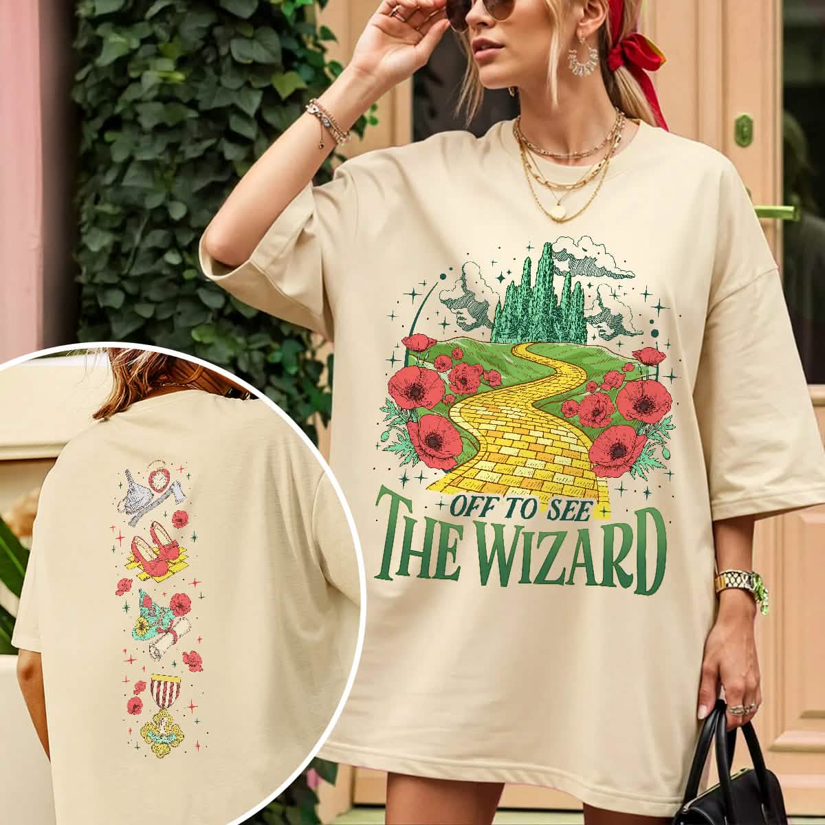 Off To See The Wizard 2 Sided Comfort Colors Shirt PTS1842