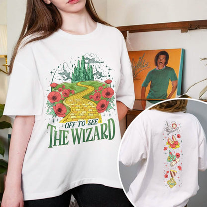 Off To See The Wizard 2 Sided Comfort Colors Shirt PTS1842