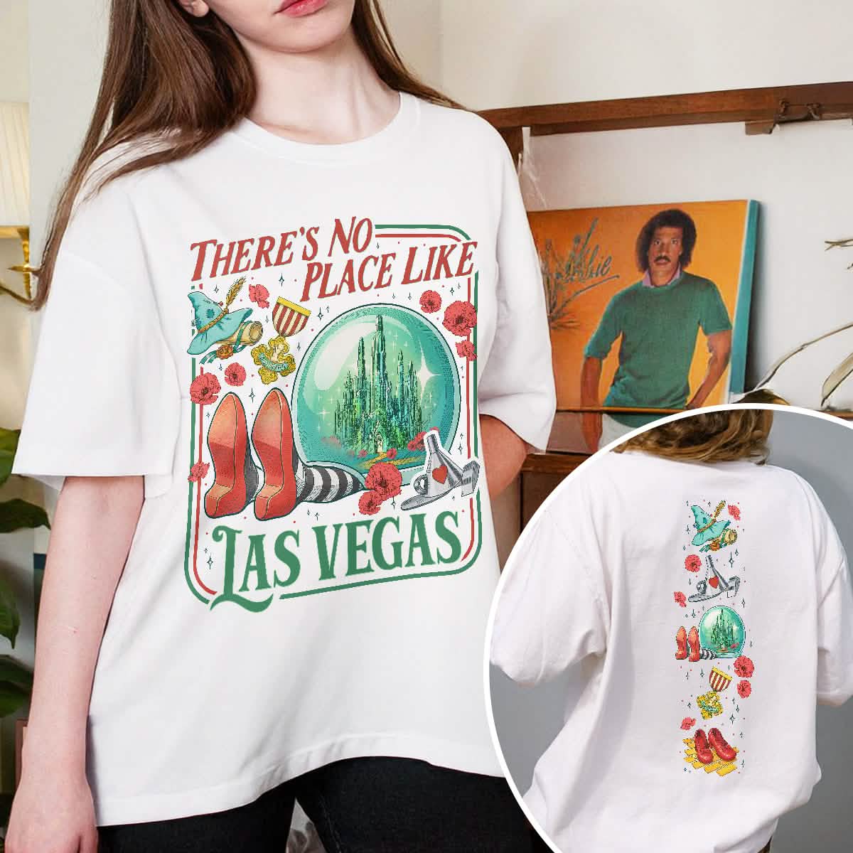 Wicked No Place Like Las Vegas Shirt Comfort Colors Shirt PTS1752