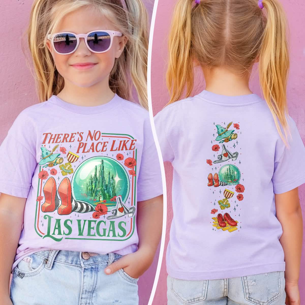 Wicked No Place Like Las Vegas Shirt Comfort Colors Youth Shirt PTS1752