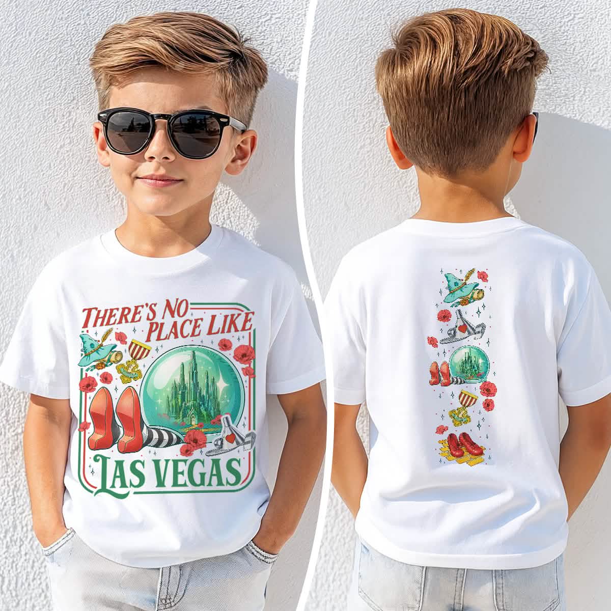 Wicked No Place Like Las Vegas Shirt Comfort Colors Youth Shirt PTS1752