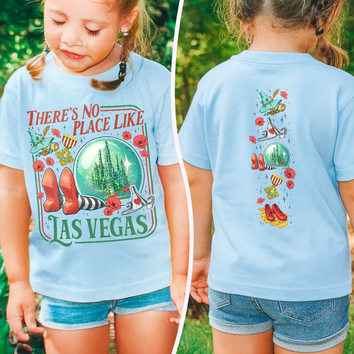 Wicked No Place Like Las Vegas Shirt Comfort Colors Youth Shirt PTS1752