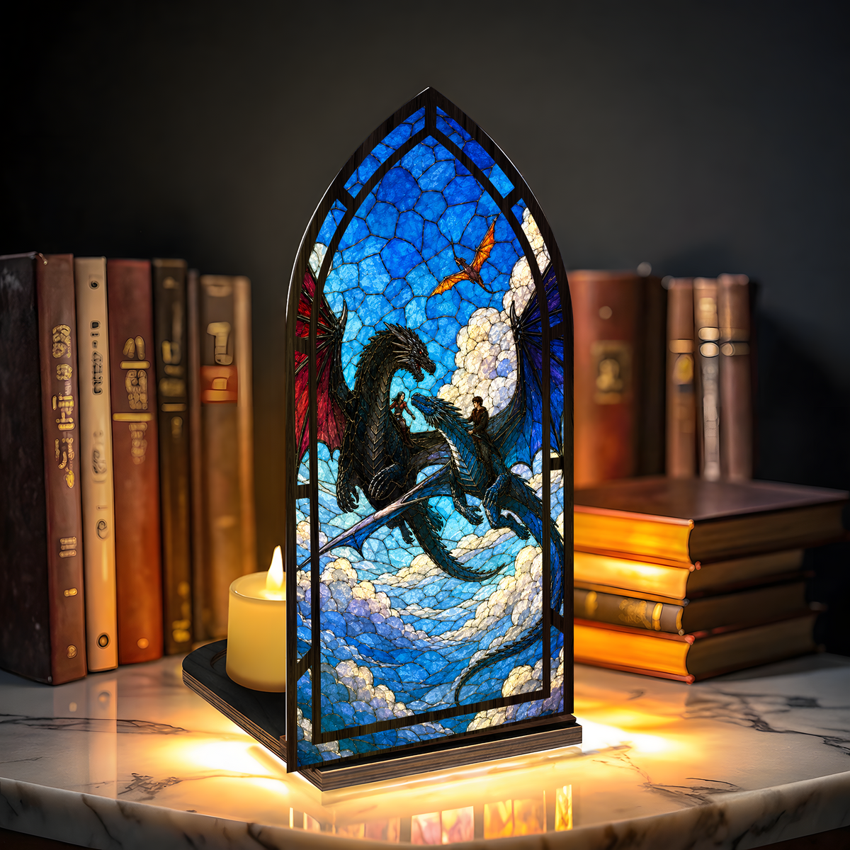 Fourth Wing Fantasy Book Nook PTS6656