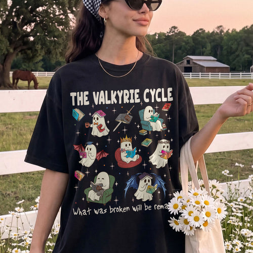 Acotar Ghost Reader Fantasy Book Club T-shirt PTS 8465