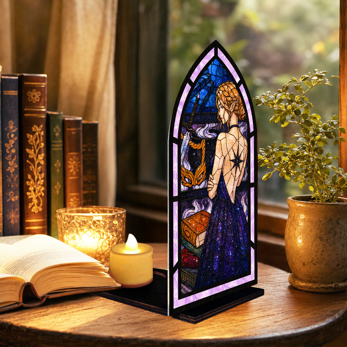 Nesta Archeron ACOTAR Book Nook PTS8293