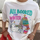 Acotar All Booked For Winter Fantasy Book T-shirt PTS9123