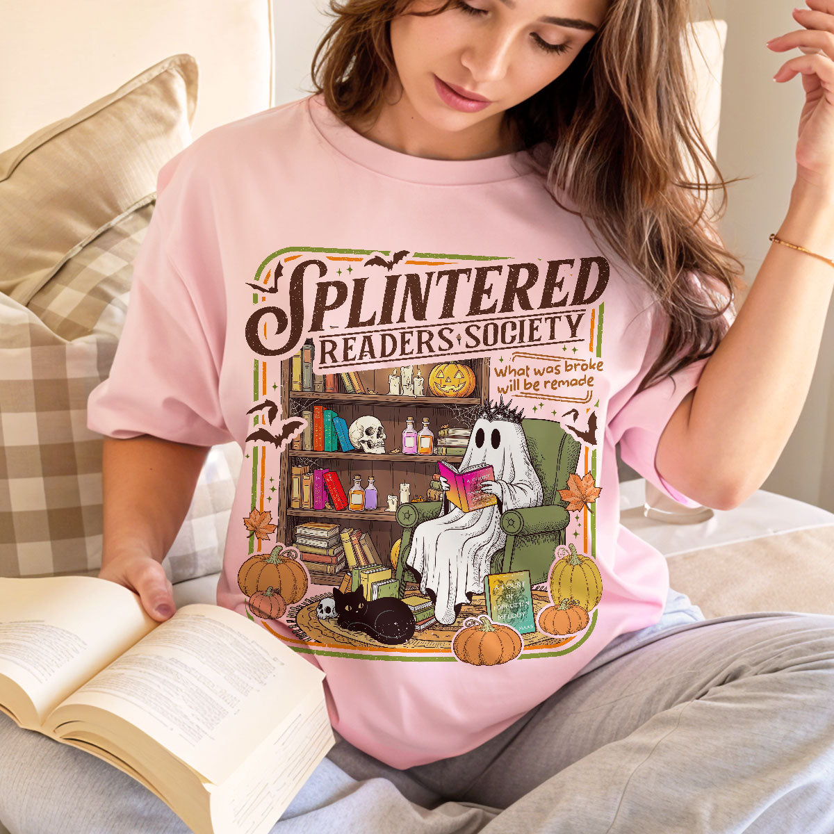 Acotar Splintered Readers Society Fantasy Book T-shirt PTS 8632