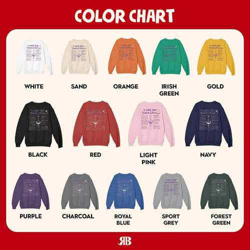 I Love You In SJM Quotes Sweatshirt PTS1125