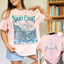 Acotar Velaris The Night Court Fantasy Book T-shirt PTS9833