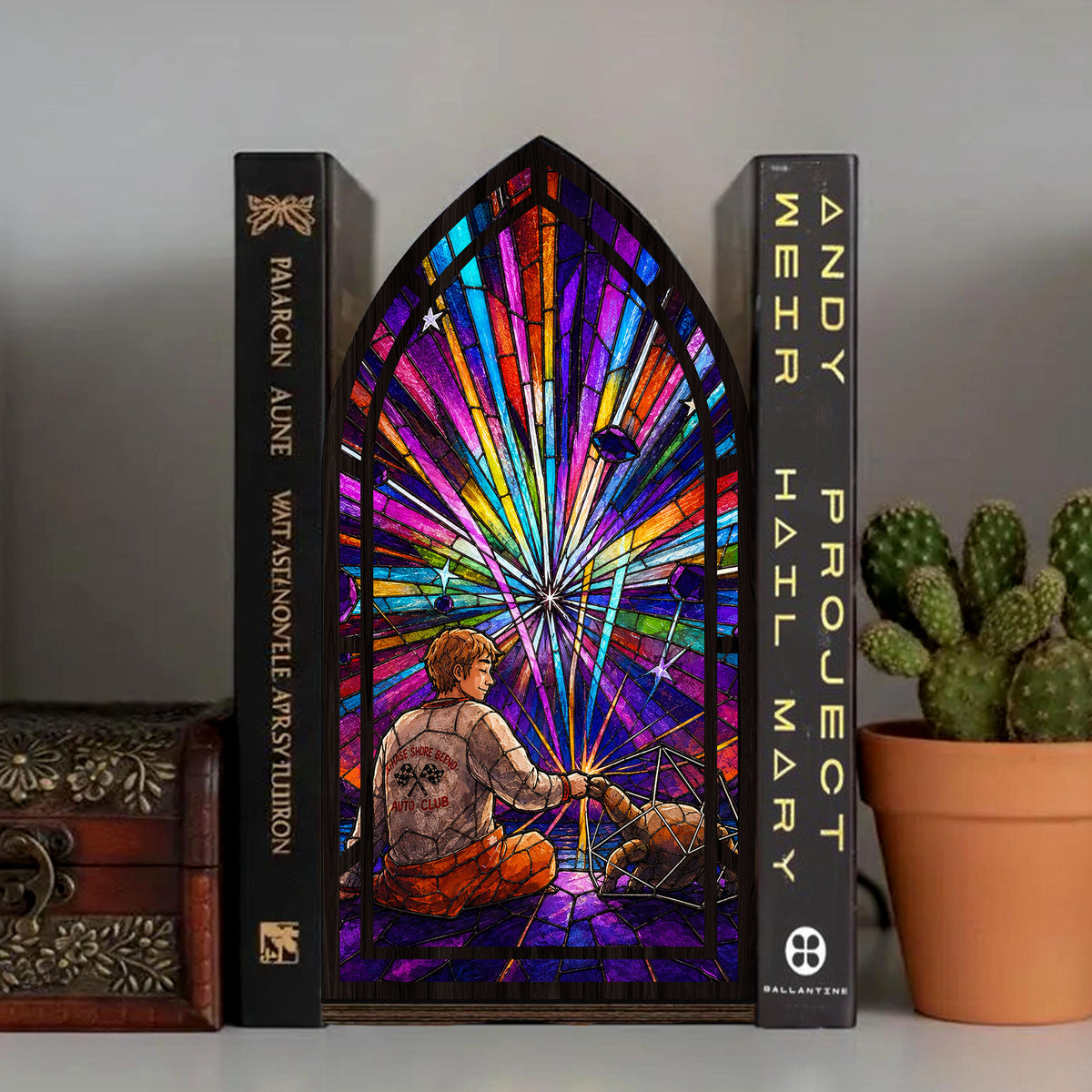 Rocky Grace Sci fi Book Nook PTS8432