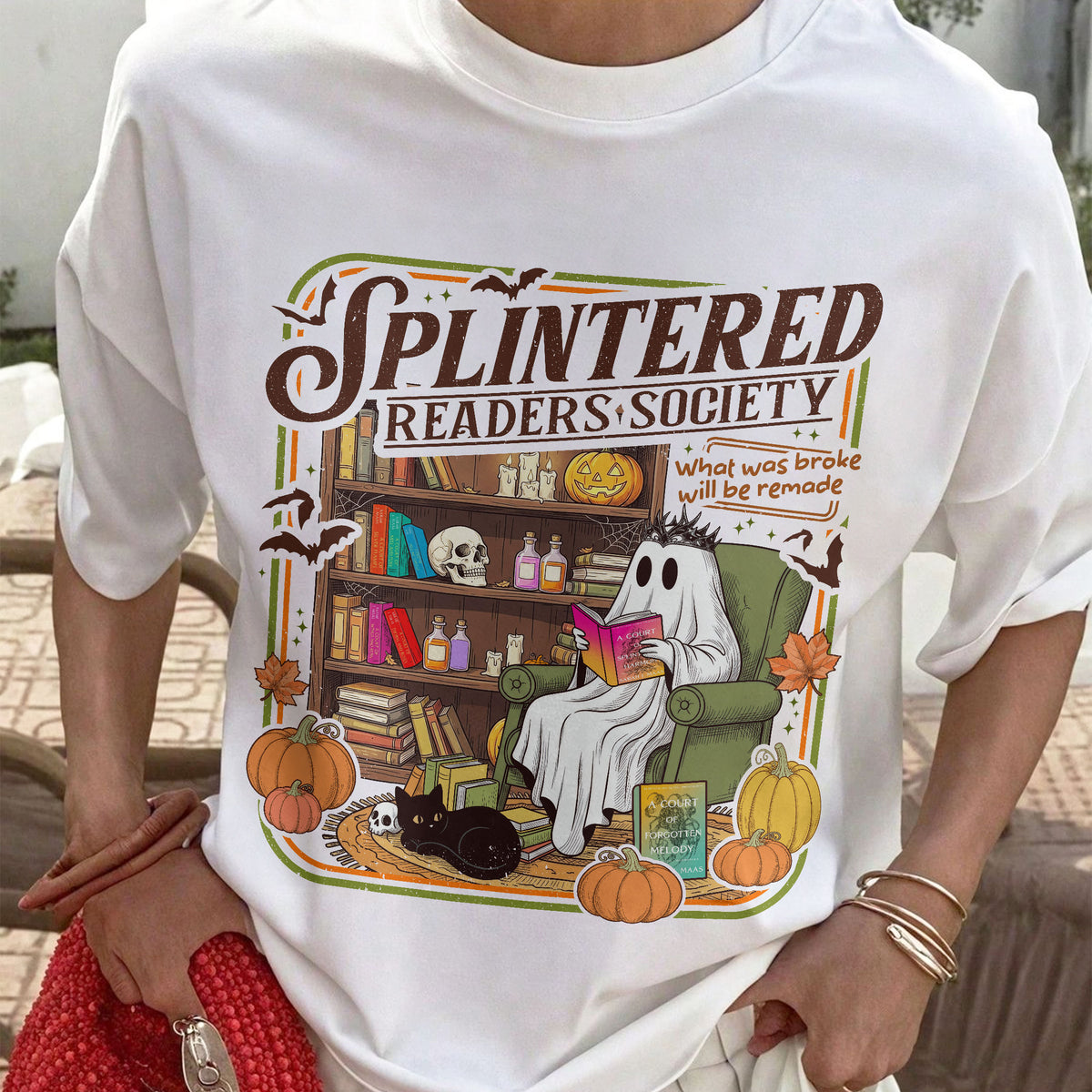 Acotar Splintered Readers Society Fantasy Book T-shirt PTS 8632