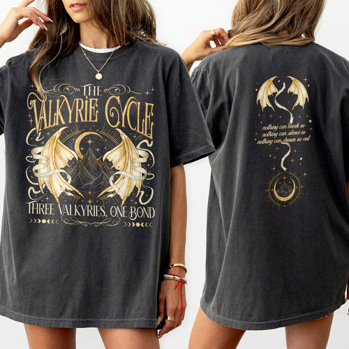 Acotar Valkyrie Cycle Fantasy Book T-shirt PTS8219