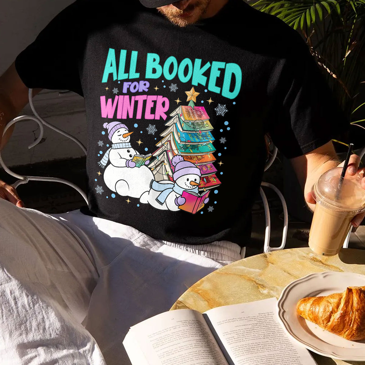 Acotar All Booked For Winter Fantasy Book T-shirt PTS9123