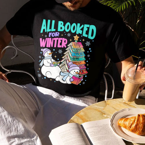 Acotar All Booked For Winter Fantasy Book T-shirt PTS9123