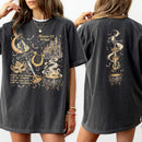 Acotar House Of Wind Nesta Archeron Fantasy Book T-shirt PTS8812
