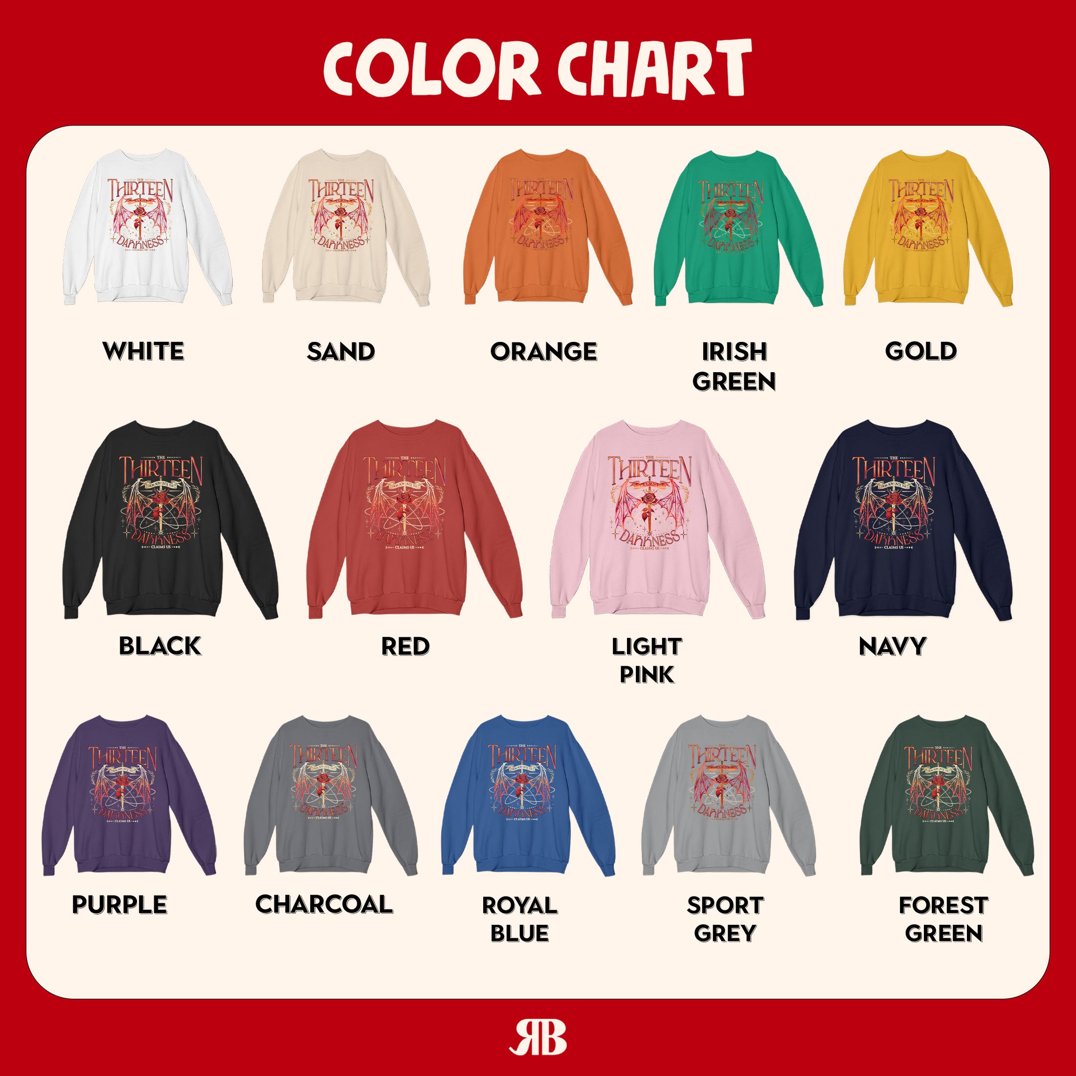 The Thirteen Throne Of Glass Sweatshirt PTS598
