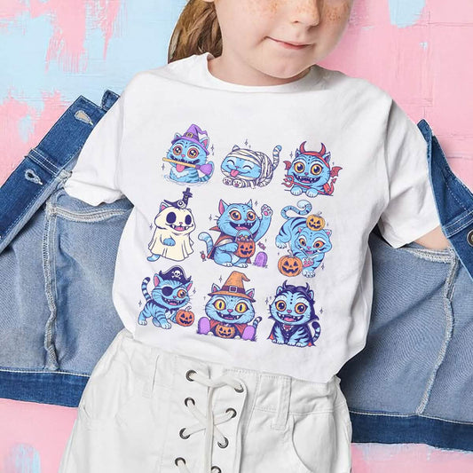 Kpop Hunter Derpy Tiger Halloween Season Youth TShirt Comfort Colors PTS1620