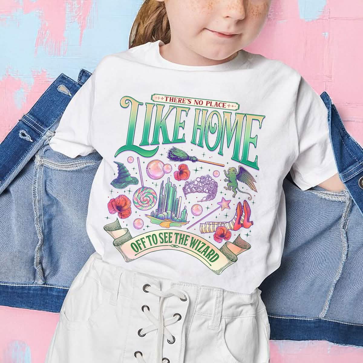 Wicked There’s No Place Wizard Movie Youth Tshirt Comfort Colors PTS1790