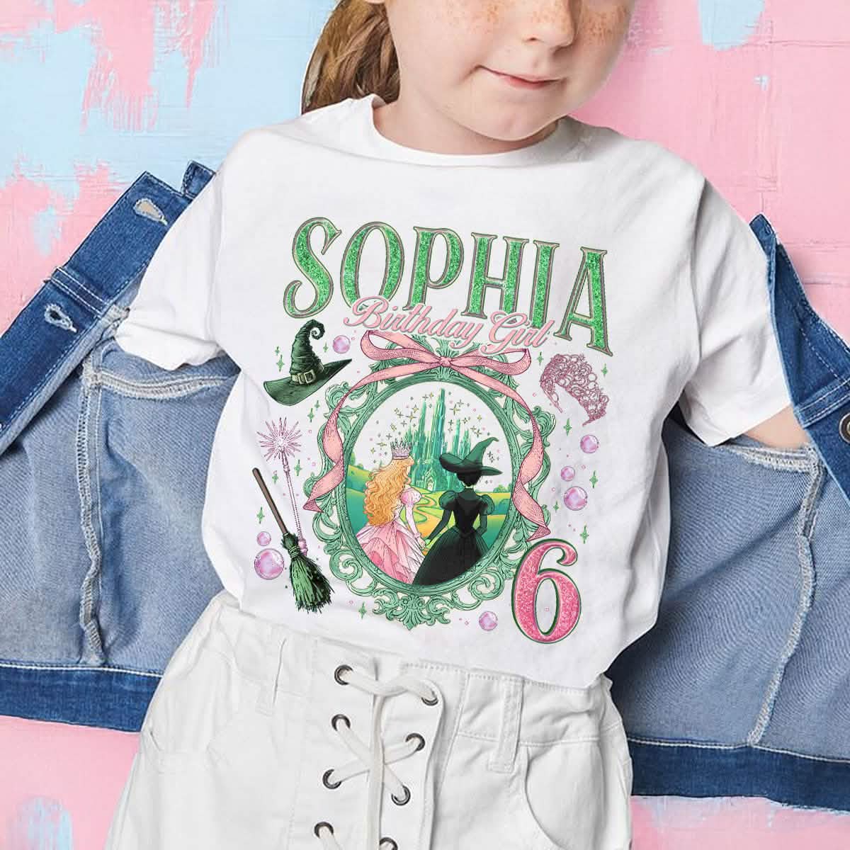 Custom Wicked Birthday Girl TShirt For Kids Youth Tshirt Comfort Colors PTS1807