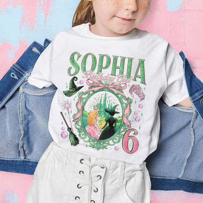 Custom Wicked Birthday Girl TShirt For Kids Youth Tshirt Comfort Colors PTS1807