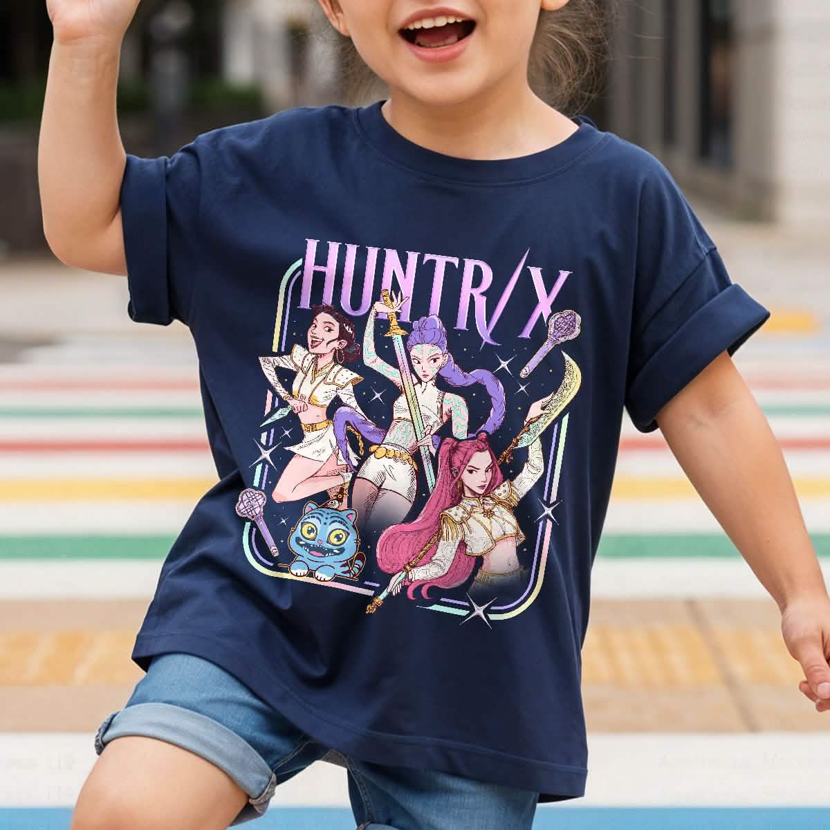 Huntrix Girl KPDH Demon Hunter Youth Tshirt Comfort Colors PTS1478